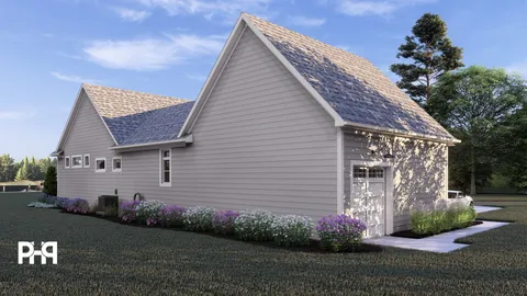 The Maple house plan, exterior view 7